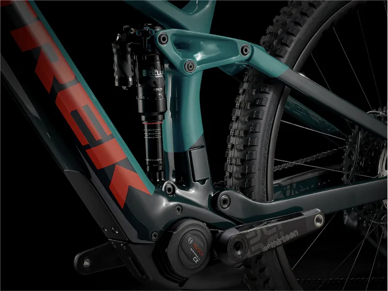 Trek Rail 9.9 X01 29er Electric Bike 2021 Teal/Nautical Navy-4